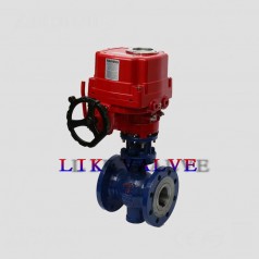 進(jìn)口電動(dòng)防爆V型球閥-紙漿、礦漿V型切斷球閥