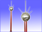 多針球形優(yōu)化避雷針， 球狀型雷電接閃器